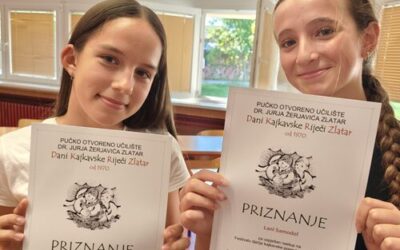 Naše učenice na 55. festivalu dječje kajkavske popevke