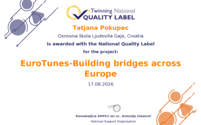 Nacionalna oznaka kvalitete za projekt „EuroTunes – Izgradnja mostova diljem Europe“